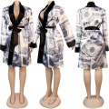 LEVEL S390012 Robe Sexy Satin Kimono Robe Satin Kimono Robe Wholesale